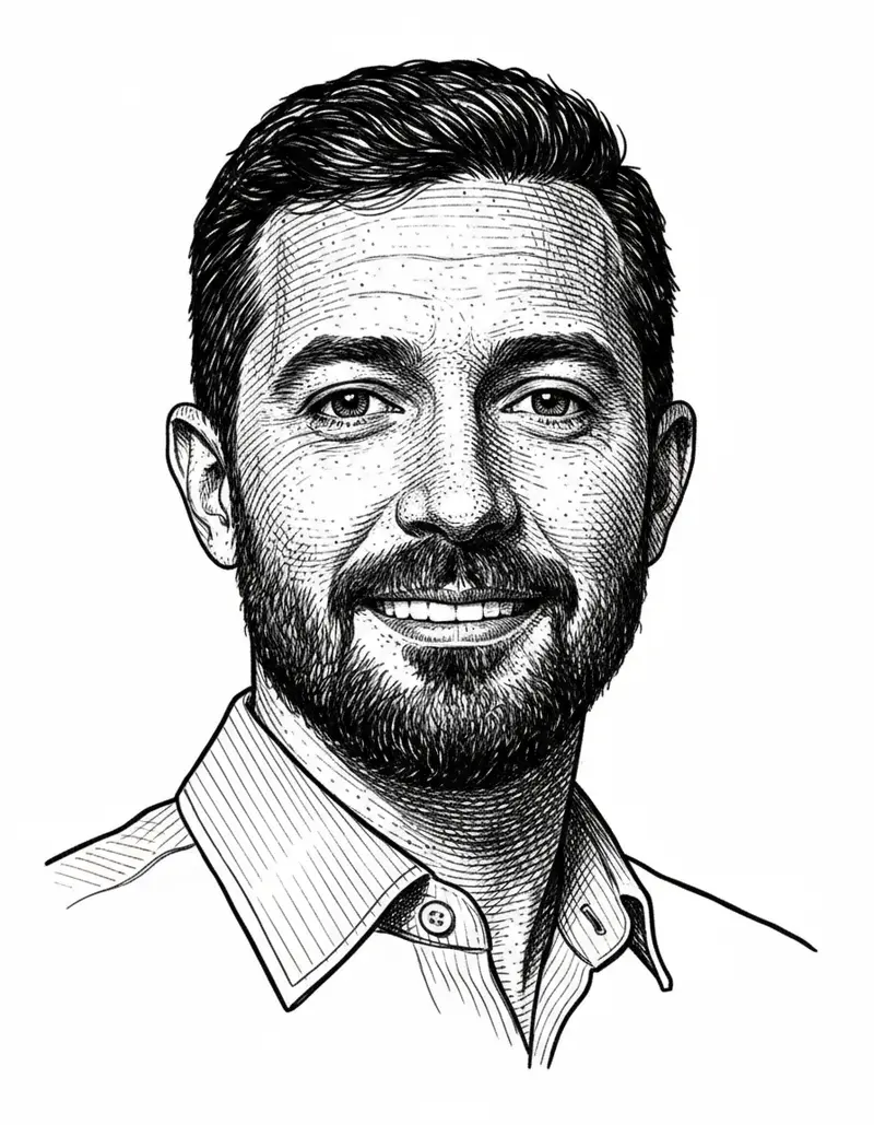 Engraving illustration portrait photo